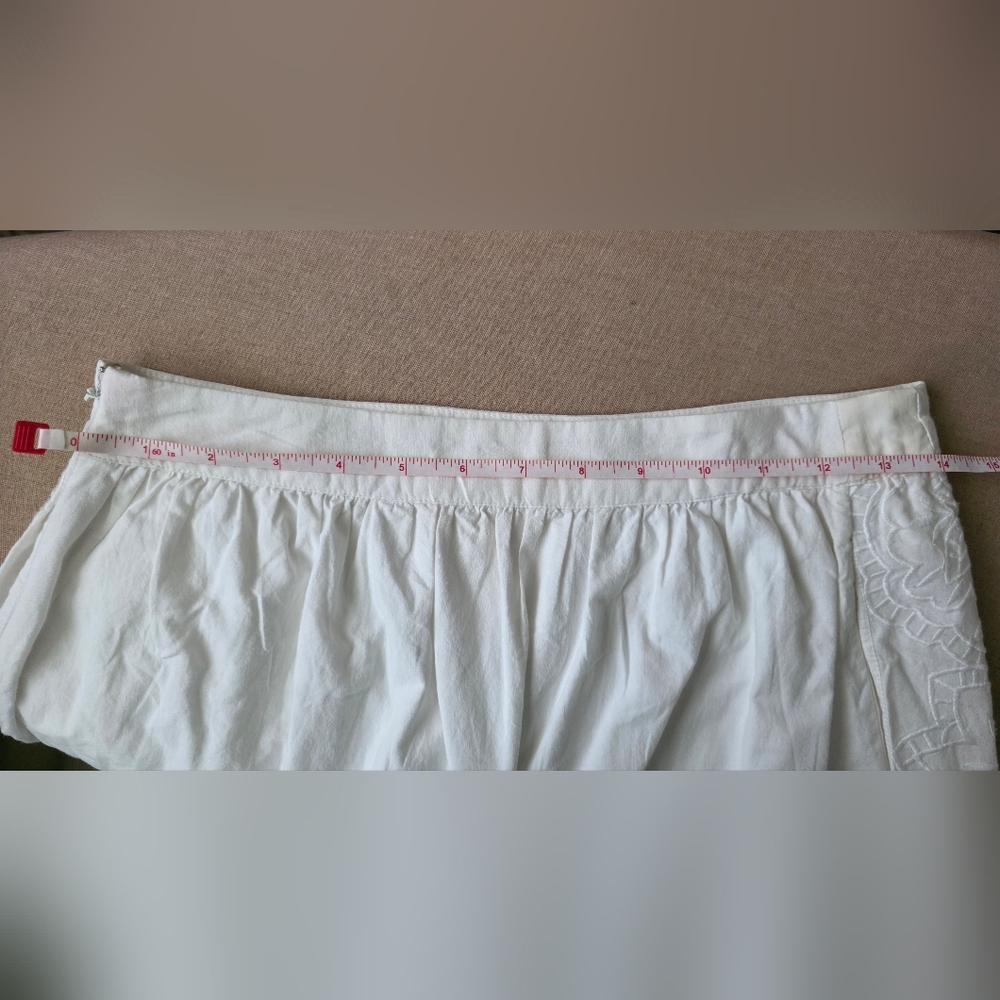Anthropologie/ Forever That Girl White Skirt - Picture 6 of 8